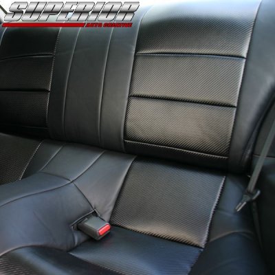 画像3: ブラックカーボンルックシートカバー シルビア S15