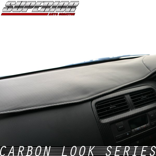 画像1: カーボンルック ダッシュマット シルビア S14 (1)