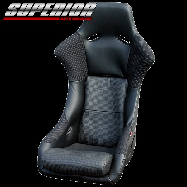 画像1: RECARO レカロ SPG パーフォレイトバージョンシートカバー 【ブラック】 (1)