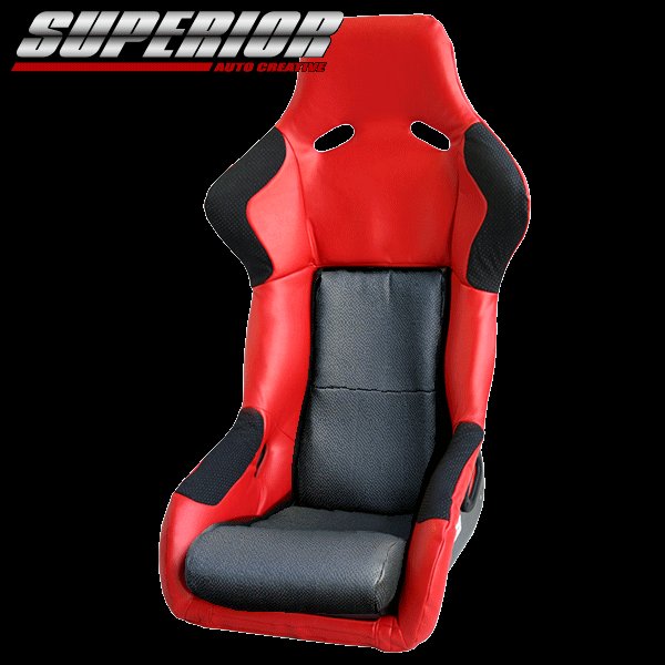 画像1: RECARO レカロ SPG パーフォレイトバージョンシートカバー 【レッド】 (1)