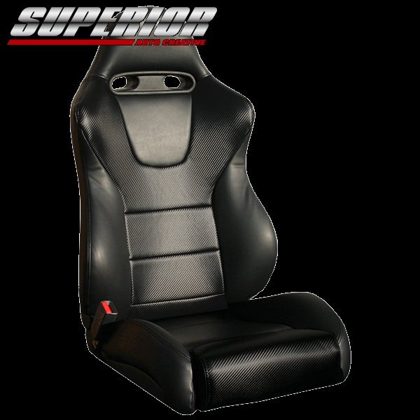 画像2: RECARO レカロ SPORT JC用 カーボンルックシートカバー 【ブラック】 (2)