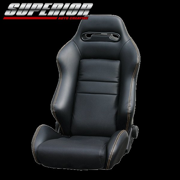 画像1: RECARO レカロ SR-2 パーフォレイトバージョンシートカバー 【ブラック】 (1)