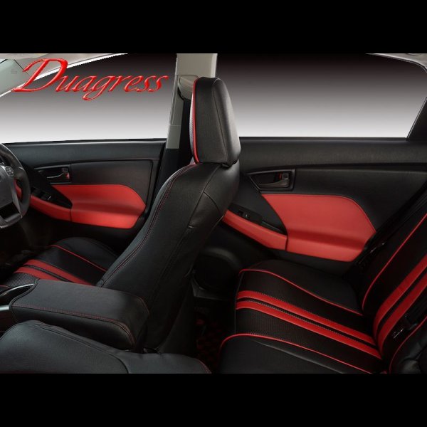 2カラードアレザーパネル(ブラックxレッド)　*別売：アシストグリップ同時装着