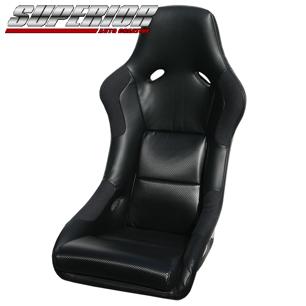 画像1: RECARO レカロ SPGN カーボンルックシートカバー 【ブラック】 (1)